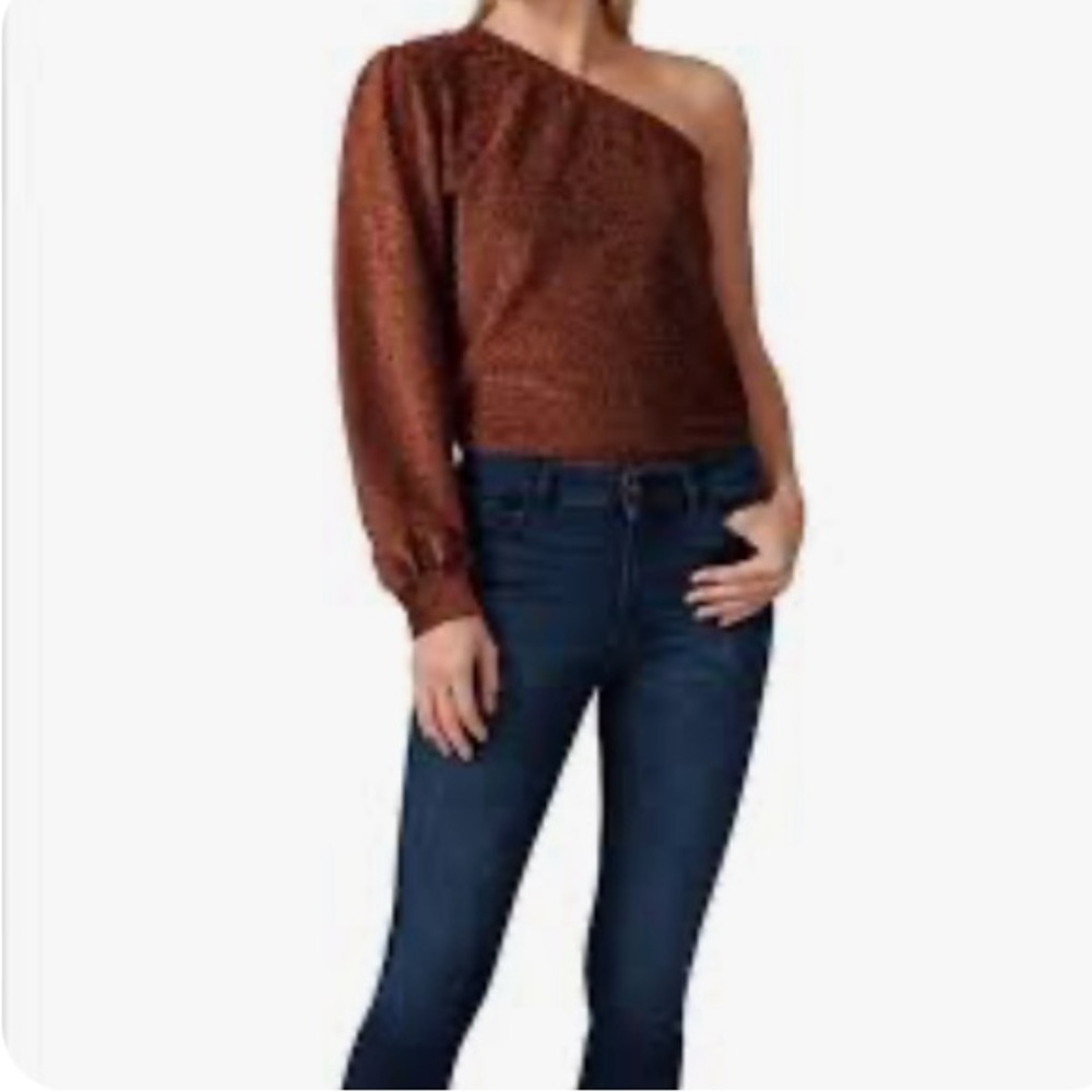 Just Female Faye Top, Copper Size Large